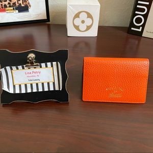 ♥️SOLD♥️ Gucci Swing Leather Card Holder-Rare